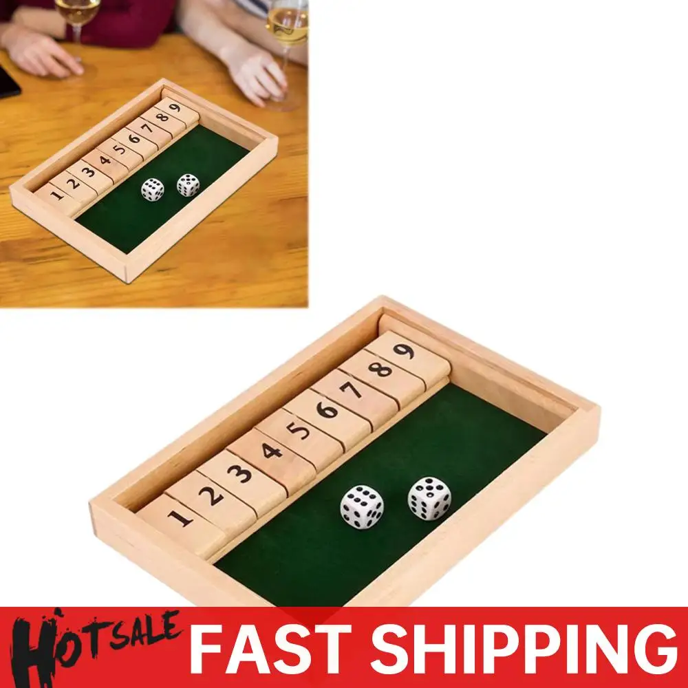 Shut The Box Game 4 Players 9 Digits Dice Game Family Board Game Table Game Pub Bar Party Supplies Family Entertainment
Shut The Box Game 4 Players 9 Digits Dice Game Family Board Game Table Game Pub Bar Party Supplies Family Entertainment