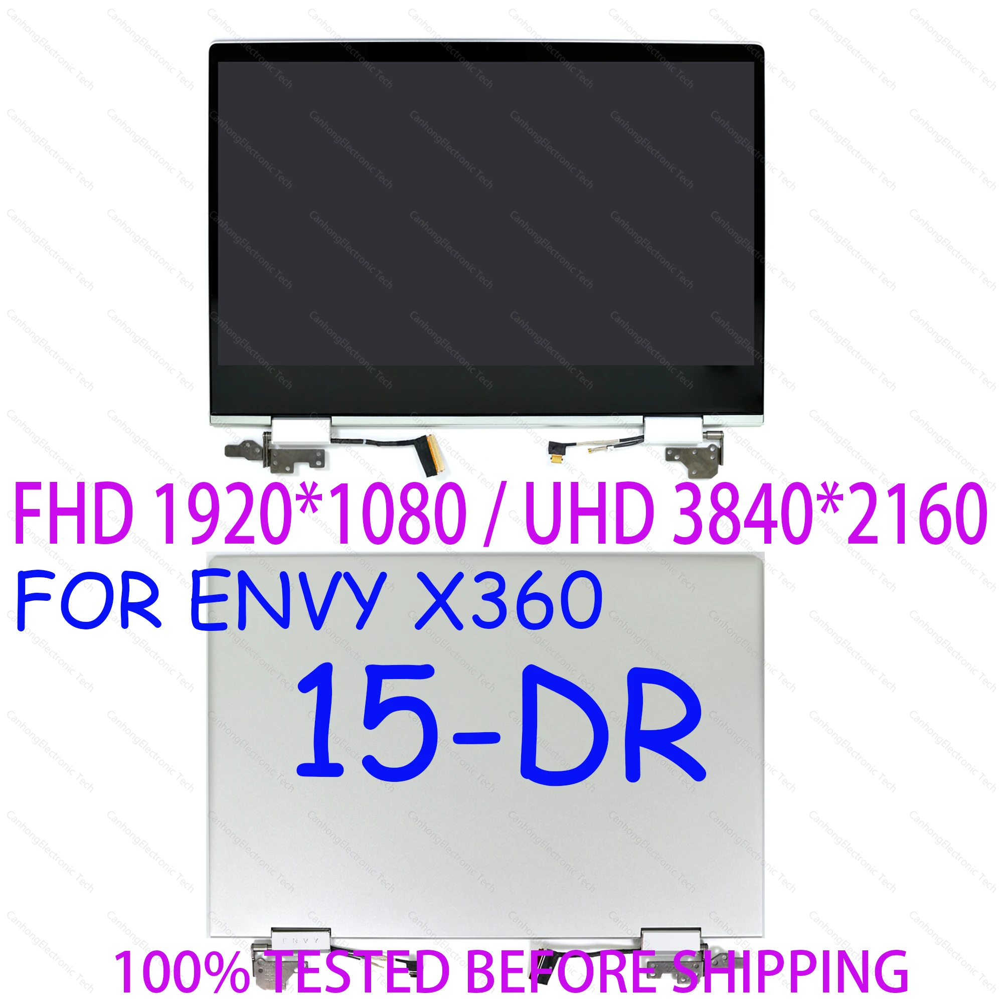 TPN-W142 15.6" Laptops LCD Display Touch Screen Digitizer Replace Assembly For HP ENVY X360 15-DR 15-DR0650ND L53552-001 Panel
TPN-W142 15.6" Laptops LCD Display Touch Screen Digitizer Replace Assembly For HP ENVY X360 15-DR 15-DR0650ND L53552-001 Panel