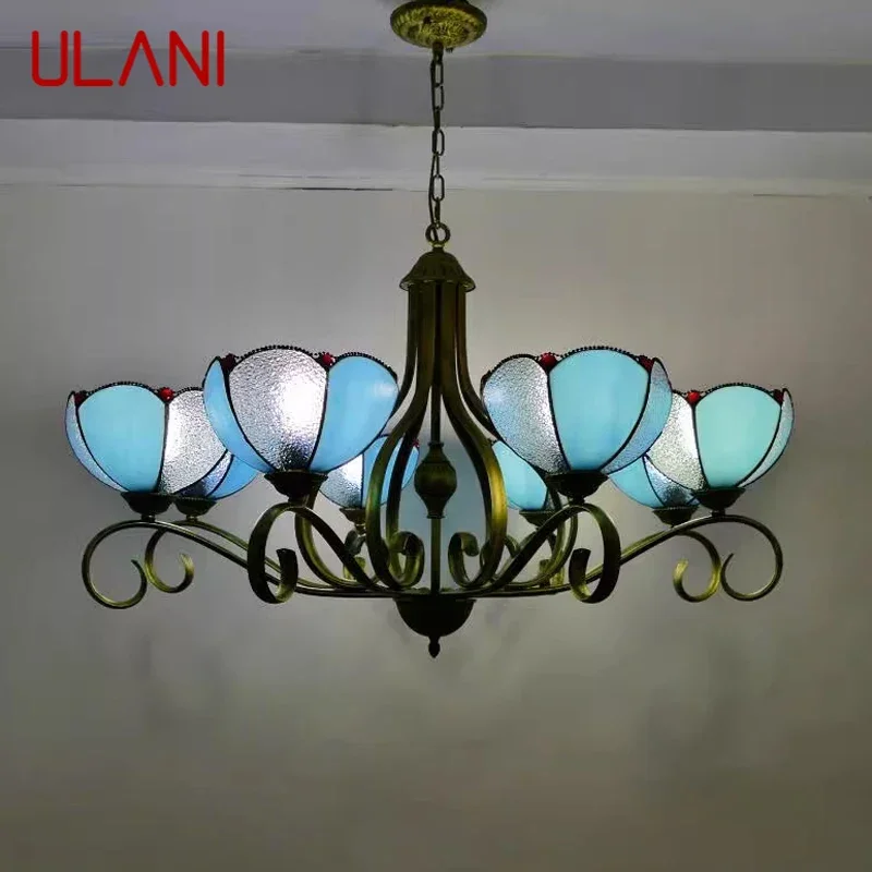 ULANI Tiffany Европейская подвесная лампа для гостиной, винтажная креативная цветная стеклянная люстра для ресторана, спальни, отеля
ULANI Tiffany Европейская подвесная лампа для гостиной, винтажная креативная цветная стеклянная люстра для ресторана, спальни, отеля