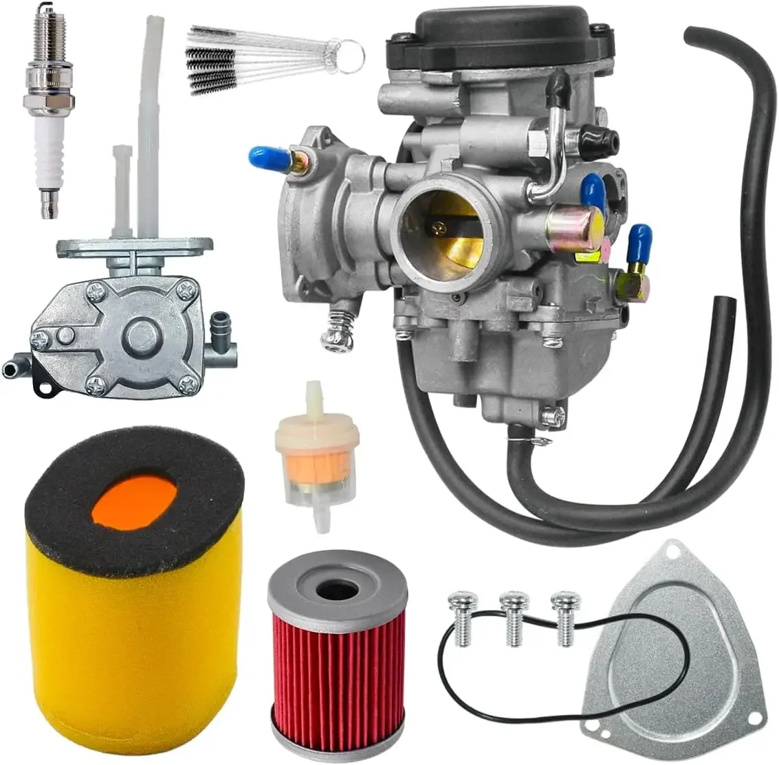 Carburetor Fit for Suzuki King Quad 300 LTF300F 4x4 2000-2002 13200-39D22 With Fuel Valve Petcock Air Filter
Carburetor Fit for Suzuki King Quad 300 LTF300F 4x4 2000-2002 13200-39D22 With Fuel Valve Petcock Air Filter