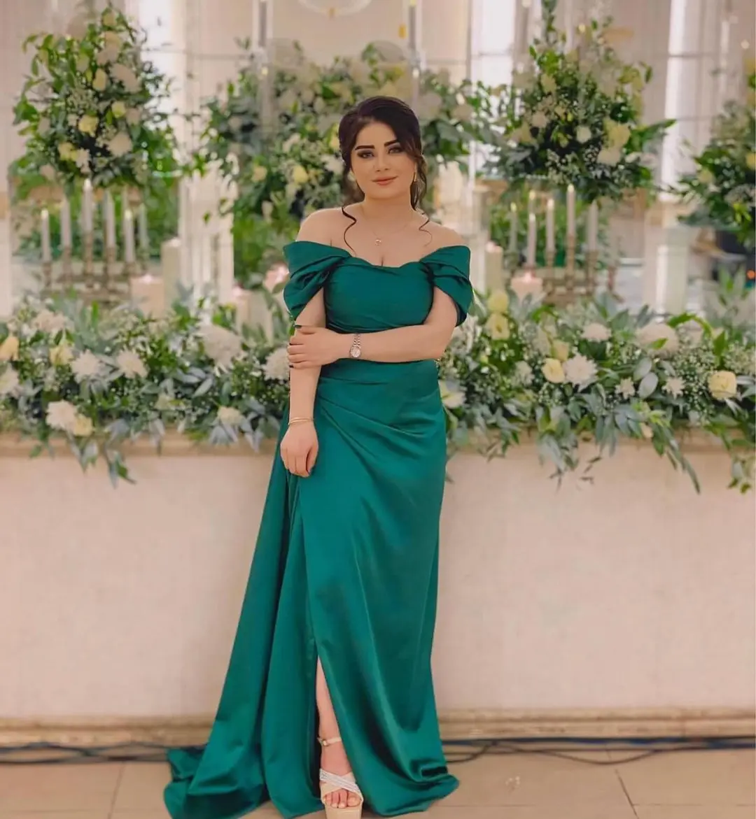Elegant Mermaid Off The Shoulder Prom Dresses Sleeveless Floor Length Pleated Side Split Party Dresses Evening Dresses
Elegant Mermaid Off The Shoulder Prom Dresses Sleeveless Floor Length Pleated Side Split Party Dresses Evening Dresses