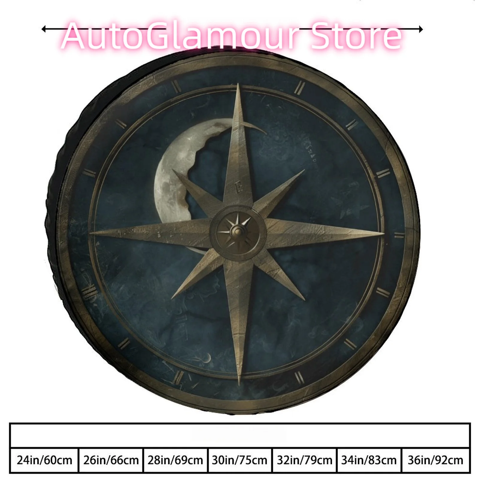 Всепогодный и пыленепроницаемый чехол для запасного колеса с компасом и луной — прочный полиэстер, идеально подходит для автофургонов, прицепов и кемпинга
Всепогодный и пыленепроницаемый чехол для запасного колеса с компасом и луной — прочный полиэстер, идеально подходит для автофургонов, прицепов и кемпинга