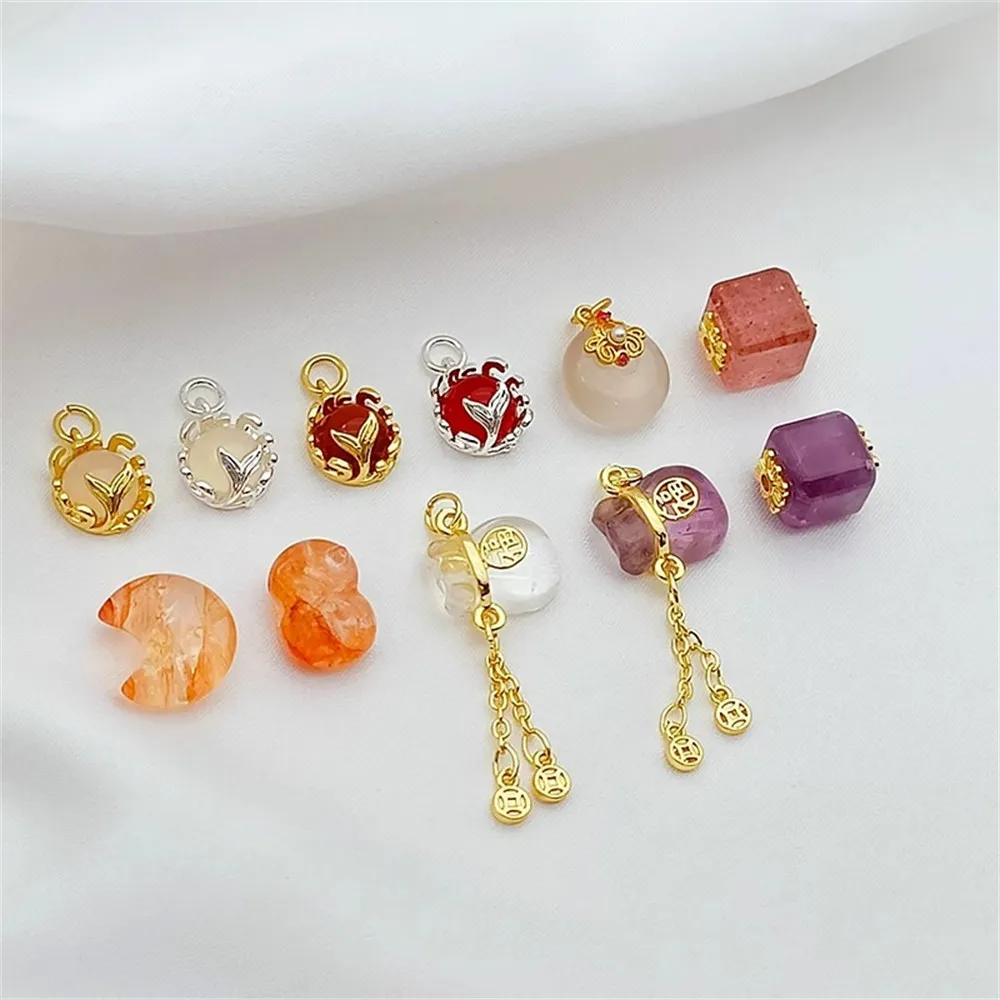 Natural Rubber Flower Carved Cat, Moon Cube Sugar Beads, Diy Fish Tail Lucky Money Bag, Drip Bracelet Necklace
Natural Rubber Flower Carved Cat, Moon Cube Sugar Beads, Diy Fish Tail Lucky Money Bag, Drip Bracelet Necklace