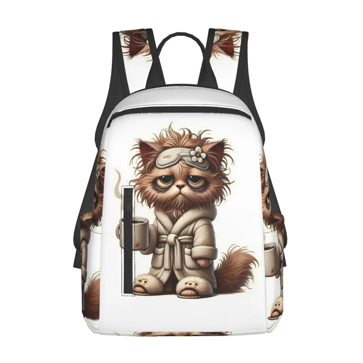 Tired Cat Backpack Large Capacity Boys Girls BookBag School Bag Shoulder Bags for Men Women
Tired Cat Backpack Large Capacity Boys Girls BookBag School Bag Shoulder Bags for Men Women
