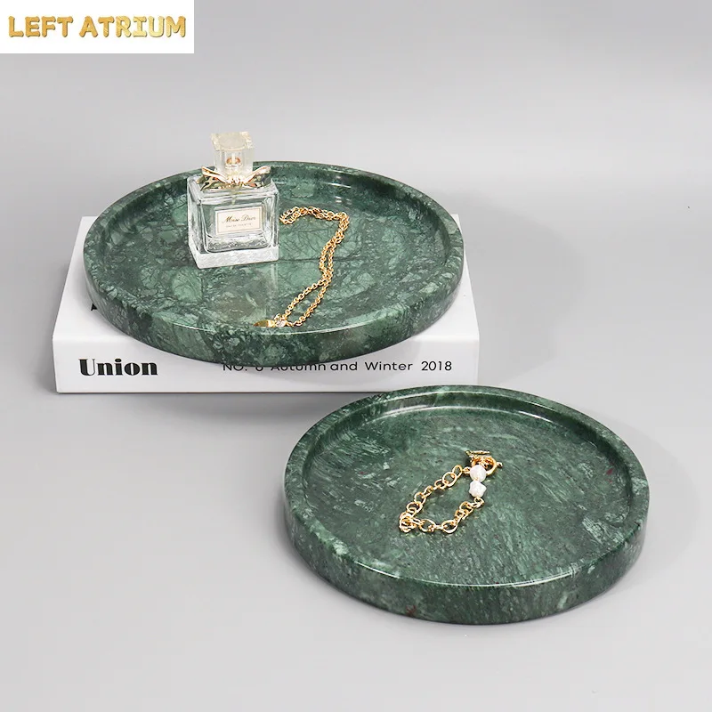 European light luxury natural marble tray Modern bathroom jewelry Aromatherapy tray Home living room marble decoration tray
European light luxury natural marble tray Modern bathroom jewelry Aromatherapy tray Home living room marble decoration tray