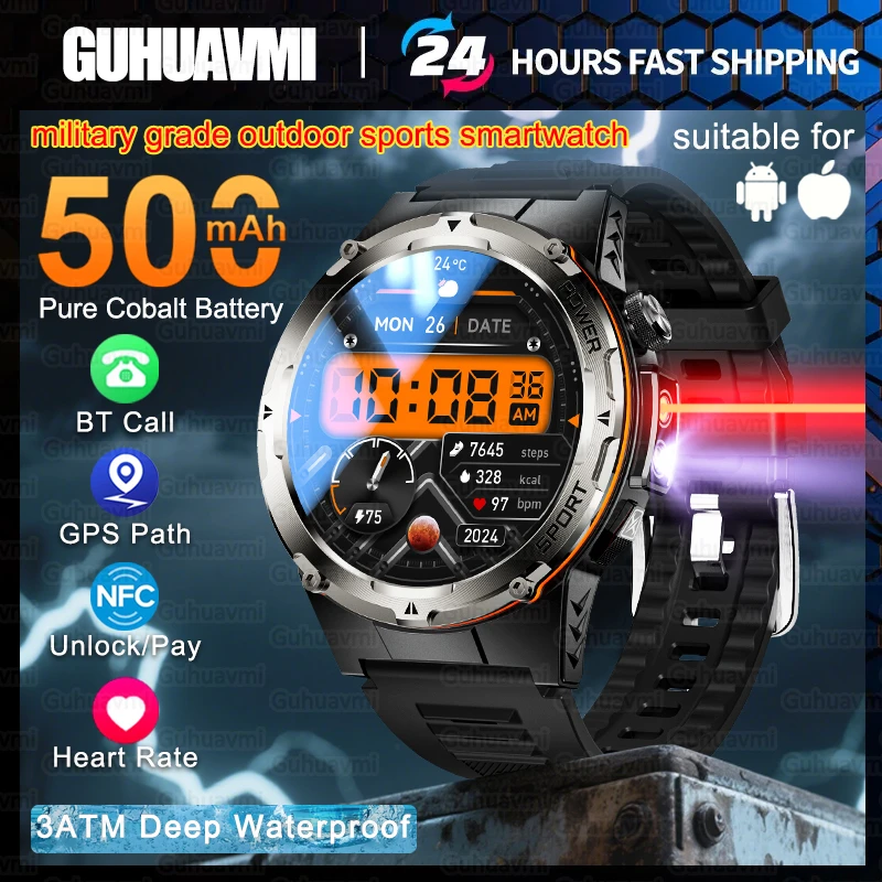 NEW For XIAOMI Outdoor Sports Smart Watch Men GPS Tracker Health Monitor BT Call UV infrared Laser 3ATM Waterproof Smartwatches
NEW For XIAOMI Outdoor Sports Smart Watch Men GPS Tracker Health Monitor BT Call UV infrared Laser 3ATM Waterproof Smartwatches