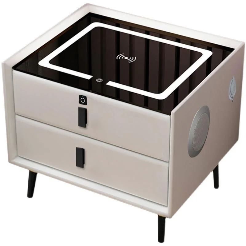 2022 New Technology Smart Home Furniture Bedroom Square 3 Color Light Wireless Charger Wooden Bedside Table With Storage Drawer
2022 New Technology Smart Home Furniture Bedroom Square 3 Color Light Wireless Charger Wooden Bedside Table With Storage Drawer
