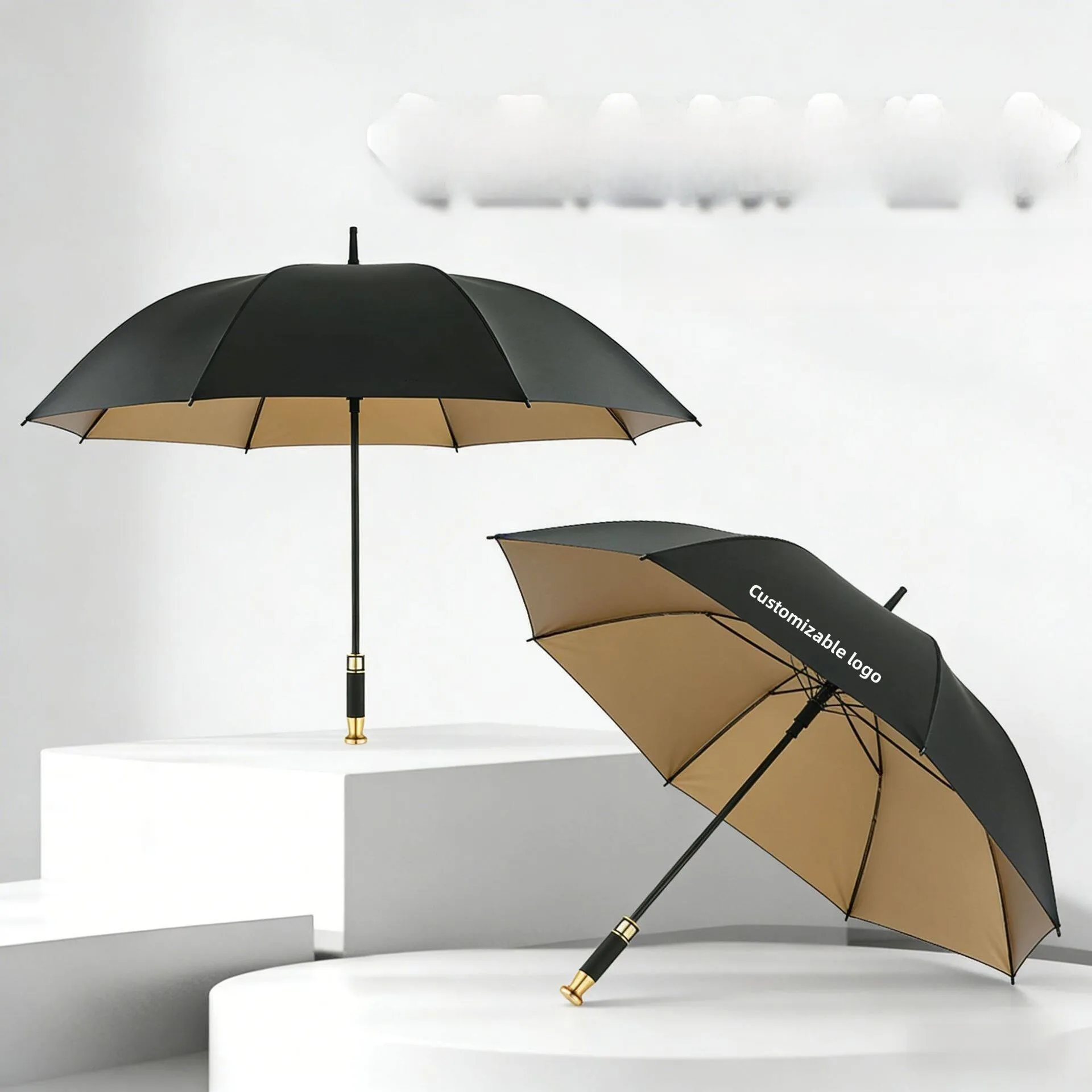 Gold Glue Straight Stick Umbrella Luxury Car 4S Store Logo Printed Long Handle Golf Umbrella UV Protection Home Daily Use
Gold Glue Straight Stick Umbrella Luxury Car 4S Store Logo Printed Long Handle Golf Umbrella UV Protection Home Daily Use