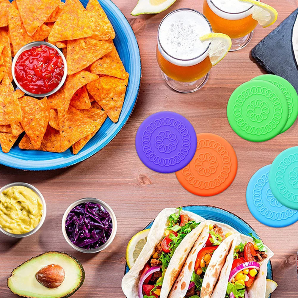 6Pcs Sauce Bowl Silicone Lids Leakproof Flexible Covers for Small Dipping Bowls Seasoning Cup Protectors Dipping Sauce Cups Lids
6Pcs Sauce Bowl Silicone Lids Leakproof Flexible Covers for Small Dipping Bowls Seasoning Cup Protectors Dipping Sauce Cups Lids