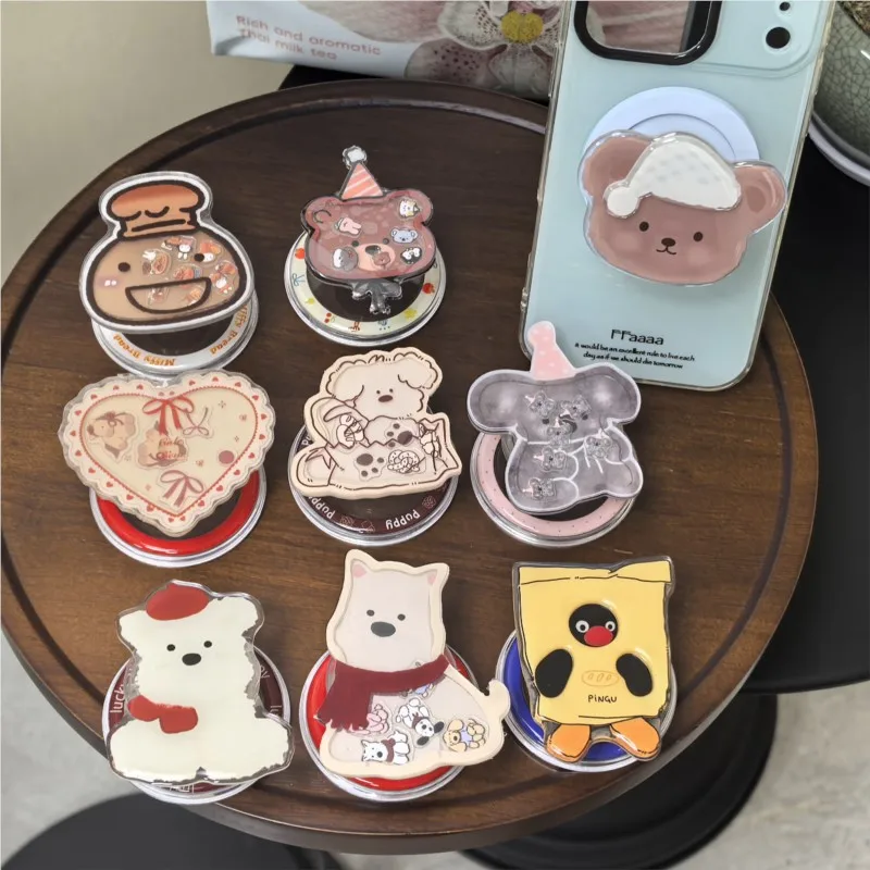 Cute Cartoon Ins Style Cute Bear For Magnetic Phone Holder Foldable Grip Stand for MagSafe Phones Accessories Phone stand base
Cute Cartoon Ins Style Cute Bear For Magnetic Phone Holder Foldable Grip Stand for MagSafe Phones Accessories Phone stand base