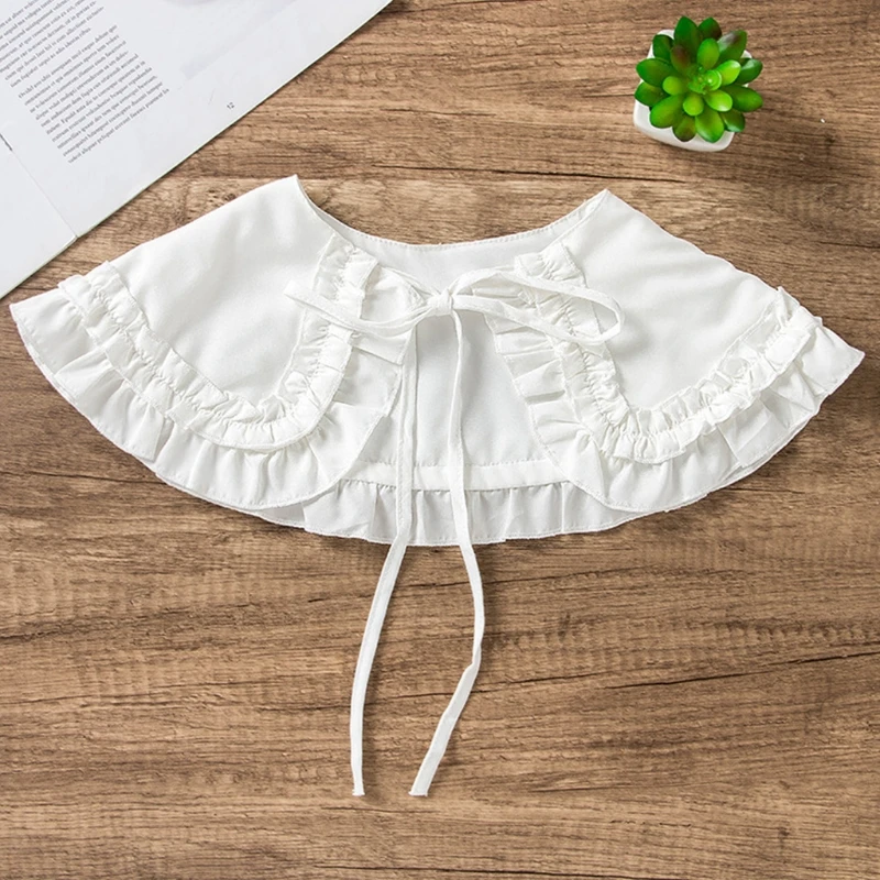 Japanese Womens for Doll Double Layer Fake Collar Shoulder Wrap Solid Color Ribbon Bowknot Shirt Drop Shipping
Japanese Womens for Doll Double Layer Fake Collar Shoulder Wrap Solid Color Ribbon Bowknot Shirt Drop Shipping
