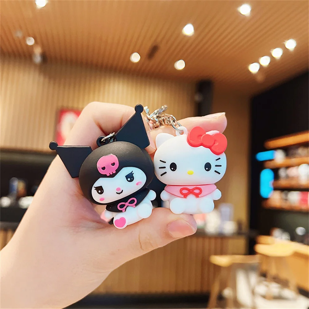 Hello Kitty Keychain 산리오 Anime Sanrio Figures Kuromi Cinnamoroll Key Chain Pendant Pochacco Melody Pompompurin Keyring Bag Gift
Hello Kitty Keychain 산리오 Anime Sanrio Figures Kuromi Cinnamoroll Key Chain Pendant Pochacco Melody Pompompurin Keyring Bag Gift