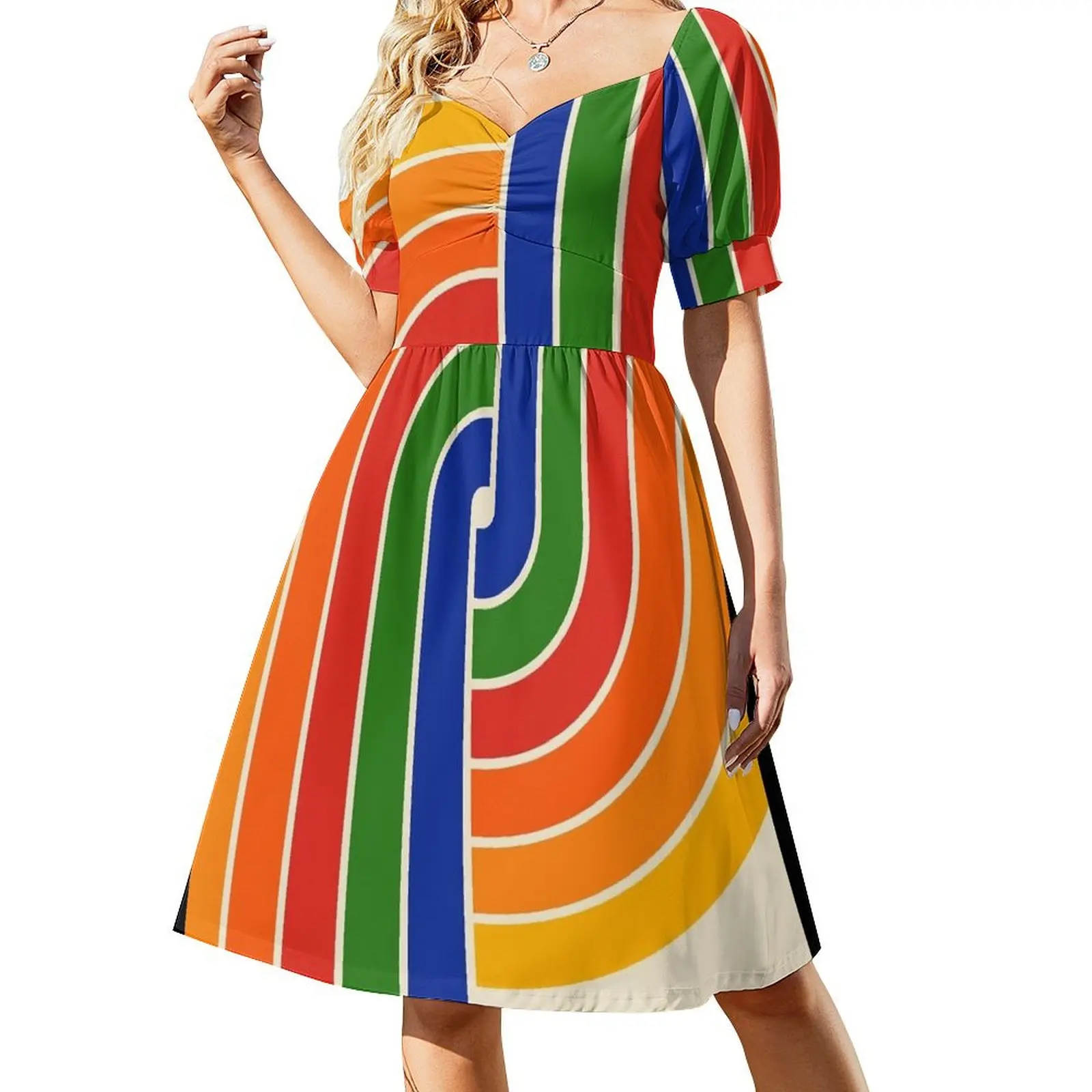 Retro Geometric Criss Cross Sleeveless Dress party dresses women dress women elegant luxury Women long dress
Retro Geometric Criss Cross Sleeveless Dress party dresses women dress women elegant luxury Women long dress