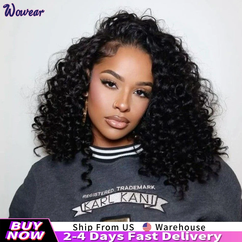 200 Density Short Bob Curly Human Hair Transparent Lace Frontal Wig 4x4 Lace Closure Human Hair Wig Pre-Pluck Natural Color Wig
200 Density Short Bob Curly Human Hair Transparent Lace Frontal Wig 4x4 Lace Closure Human Hair Wig Pre-Pluck Natural Color Wig