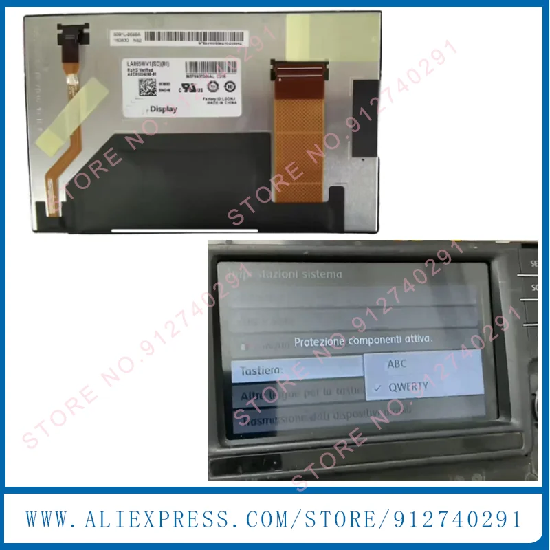 LA065WV1(SD)(01) LA065WV1-SD01 Оригинальный 6,5-дюймовый LA065WV1 SD01 Автомобильный DVD-навигатор ЖК-дисплей с сенсорной панелью
LA065WV1(SD)(01) LA065WV1-SD01 Оригинальный 6,5-дюймовый LA065WV1 SD01 Автомобильный DVD-навигатор ЖК-дисплей с сенсорной панелью