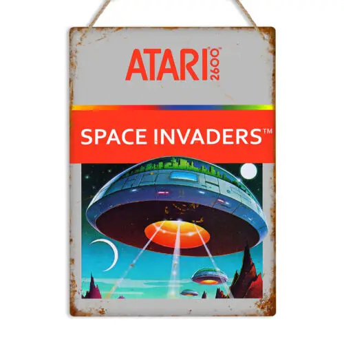 2600 SPACE INVADERS Retro Gaming Metal Tin Wall Sign 8 Bit Arcade Man Cave
2600 SPACE INVADERS Retro Gaming Metal Tin Wall Sign 8 Bit Arcade Man Cave