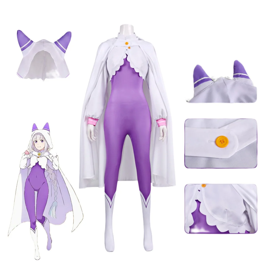 Re:Zero Starting Life in Another World Emilia Cosplay Costume Wig Set jumpsuits
Re:Zero Starting Life in Another World Emilia Cosplay Costume Wig Set jumpsuits