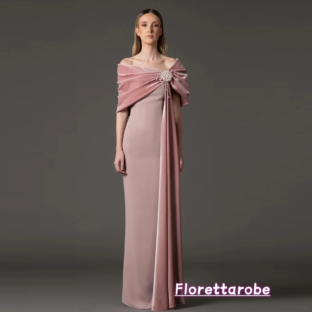 Florettarobe Элегантное розовое вечернее платье из джерси длиной до пола с открытыми плечами Платье для выпускного вечера с жемчугом и бисером Robes De Soir по индивидуальному заказу
Florettarobe Элегантное розовое вечернее платье из джерси длиной до пола с открытыми плечами Платье для выпускного вечера с жемчугом и бисером Robes De Soir по индивидуальному заказу