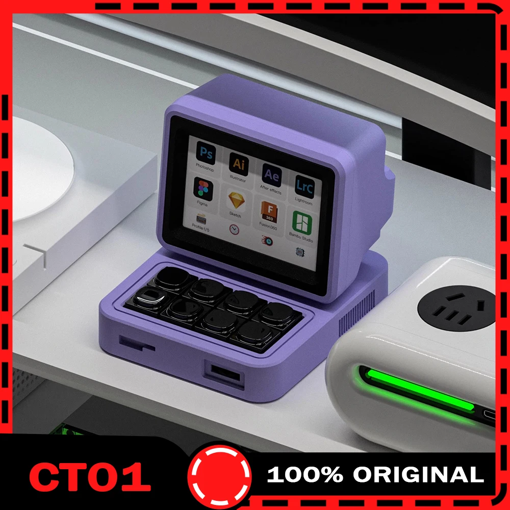 YuanzhuoStyle CT01 Streamdeck Keyboard Kit Mini Screen Console Desktop Stream Deck Kit Retro Table Decorations Customized Gifts
YuanzhuoStyle CT01 Streamdeck Keyboard Kit Mini Screen Console Desktop Stream Deck Kit Retro Table Decorations Customized Gifts