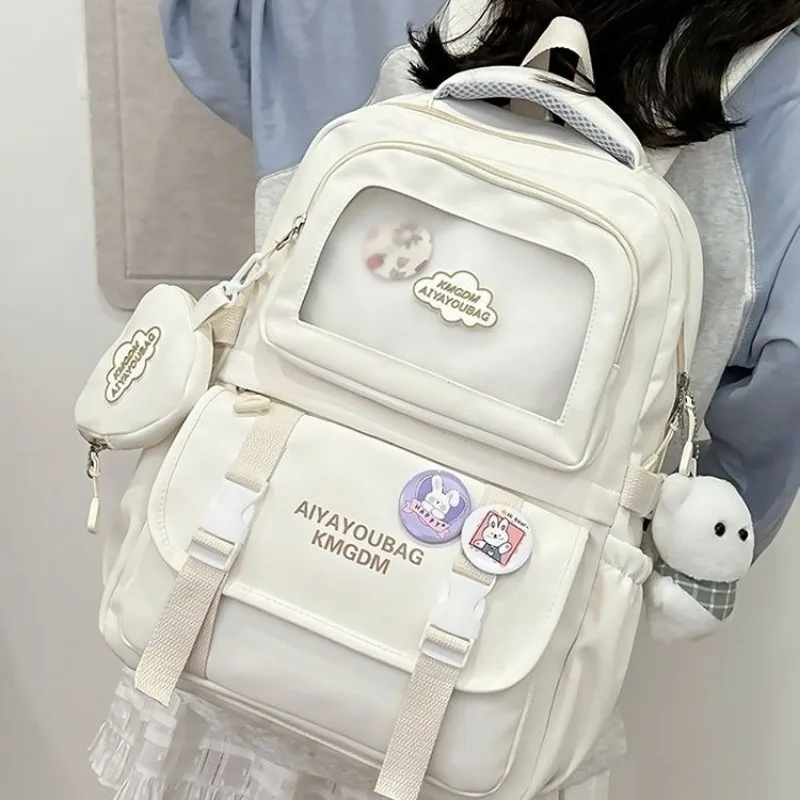 Niche Design Girl Cute Sweet Ulzzang Ita Bag Large Capacity Backpack Beautiful Fashionable School Bag with Coin Wallet
Niche Design Girl Cute Sweet Ulzzang Ita Bag Large Capacity Backpack Beautiful Fashionable School Bag with Coin Wallet