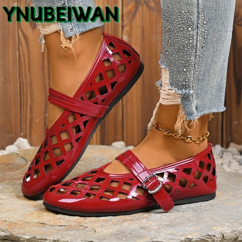 Women Flats Hollow Sandals Casual Summer Shoes 2025 New Trend Loafers Sport Walking Sneakers Woman Buckle Shallow Zapatos Mujer
Women Flats Hollow Sandals Casual Summer Shoes 2025 New Trend Loafers Sport Walking Sneakers Woman Buckle Shallow Zapatos Mujer