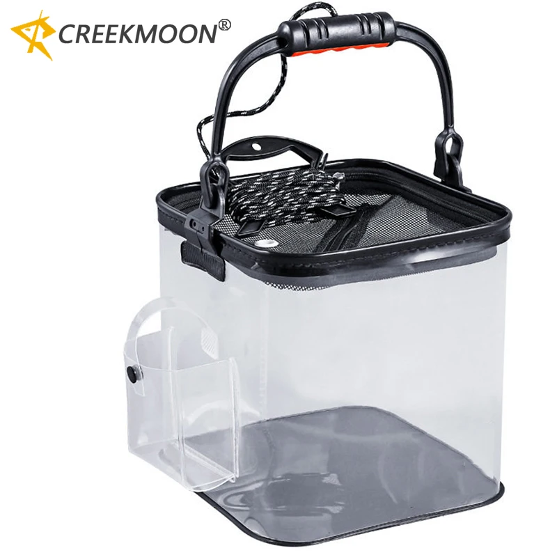 EVA Foldable Fishing Bucket Box for Live Fish Oxygen Pump Portable Thick Storage Container Carrier Bag Soft Handle Rope Outdoor
EVA Foldable Fishing Bucket Box for Live Fish Oxygen Pump Portable Thick Storage Container Carrier Bag Soft Handle Rope Outdoor