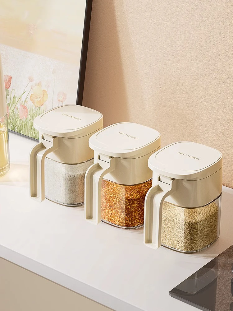 Kitchen High End Salt Seasoning Condiment Jar Storage Box Glass Moisture Proof Sed Sugar Jar Oil Bottle Combination Set
Kitchen High End Salt Seasoning Condiment Jar Storage Box Glass Moisture Proof Sed Sugar Jar Oil Bottle Combination Set