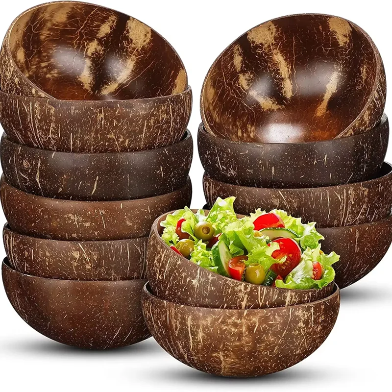 Coconut Bowls For Serving Dishes Wooden Salad Wood Reusable Bowl Serving Utensils Natural Coconut Shell Bowls Breakfast Party
Coconut Bowls For Serving Dishes Wooden Salad Wood Reusable Bowl Serving Utensils Natural Coconut Shell Bowls Breakfast Party