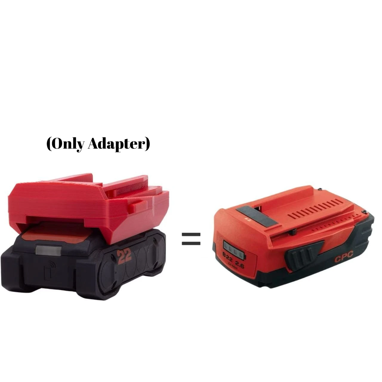 Batteries Converter Adapter For Hilti Nuron 22v Lithium Adapter Convert To Hilti 22v Power Tool without battery and tools)
Batteries Converter Adapter For Hilti Nuron 22v Lithium Adapter Convert To Hilti 22v Power Tool without battery and tools)