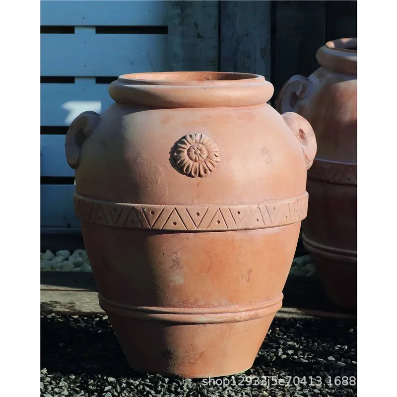 Factory direct spot straight hair magnesium oxide Roman imitation pottery pot breathable flowerpot outdoor garden decoration
Factory direct spot straight hair magnesium oxide Roman imitation pottery pot breathable flowerpot outdoor garden decoration