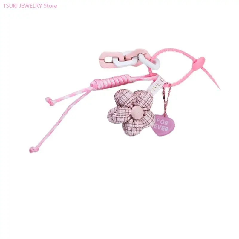 62KE Floral Keychain Bag Charm For Stylish Women Lightweight And Practical Accessory Flower Bags Pendant Key Holder
62KE Floral Keychain Bag Charm For Stylish Women Lightweight And Practical Accessory Flower Bags Pendant Key Holder