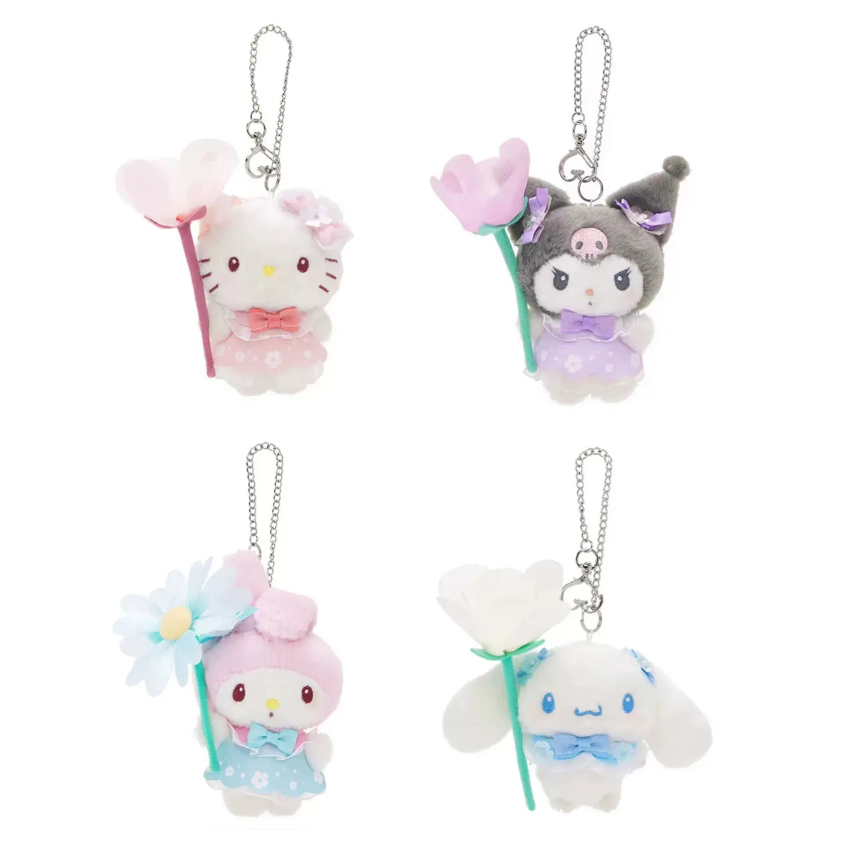 Плюшевый брелок Sanrio Hello Kitty Kuromi My Melody Cinnamoroll в виде цветка, милый кулон для сумки, подарок для девочек и детей
Плюшевый брелок Sanrio Hello Kitty Kuromi My Melody Cinnamoroll в виде цветка, милый кулон для сумки, подарок для девочек и детей