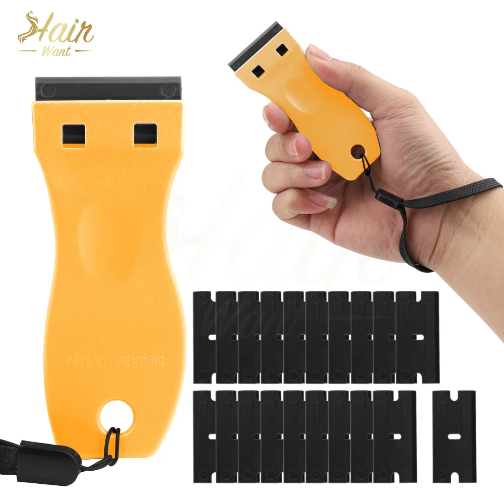 Пластиковый скребок для удаления волос с 20 двусторонними пластиковыми лезвиями, для снятия клейкой ленты для наращивания волос
Пластиковый скребок для удаления волос с 20 двусторонними пластиковыми лезвиями, для снятия клейкой ленты для наращивания волос