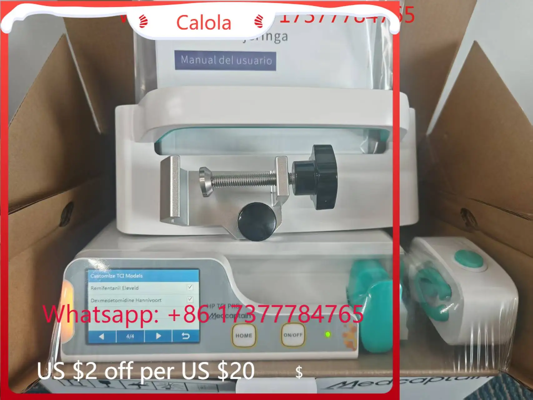Pump TCI PRO 2025 MedCaptain TCI PRO syrin infusio Pump Station syrin Pump 30
Pump TCI PRO 2025 MedCaptain TCI PRO syrin infusio Pump Station syrin Pump 30