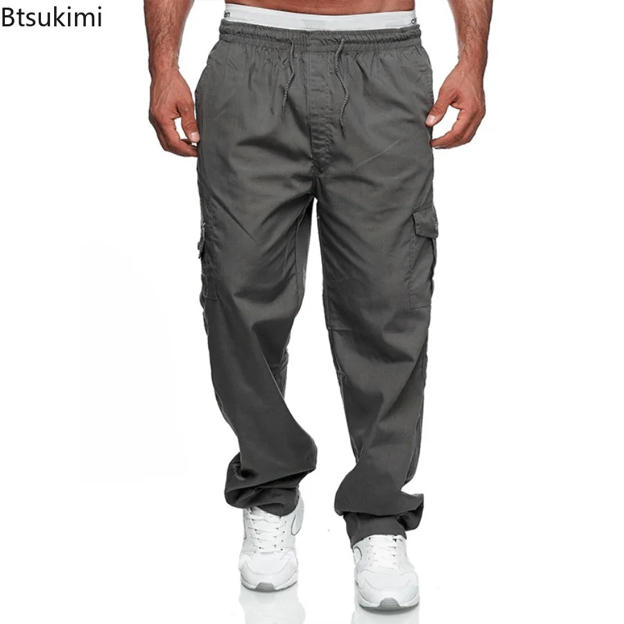 New 2025 Men's Casual Cargo Pants Spring Loose Outdoor Sports Hiking Multi Pockets Straight Leg Trousers Man Baggy Joggers Pants
New 2025 Men's Casual Cargo Pants Spring Loose Outdoor Sports Hiking Multi Pockets Straight Leg Trousers Man Baggy Joggers Pants