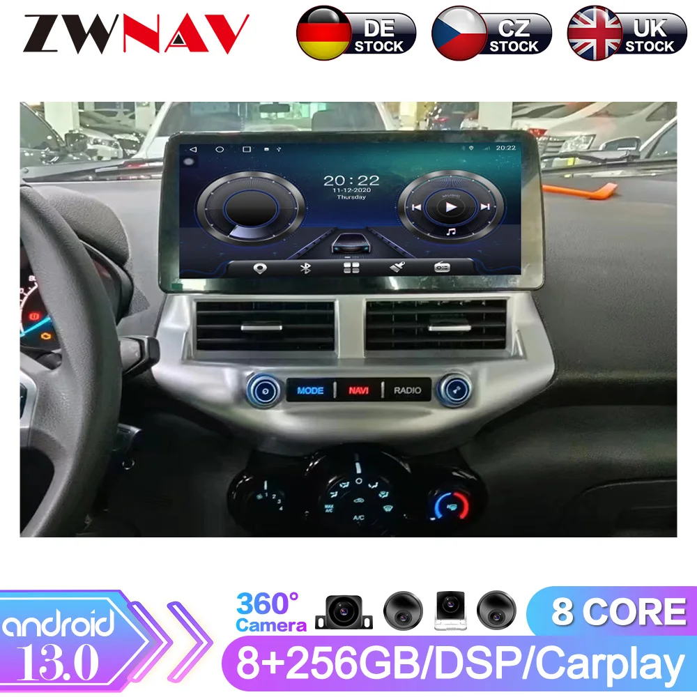 Автомобильный радиоприемник 12,3 дюйма для Ford Ecosport 2013-2017, DVD, мультимедийный видеоплеер, стерео, автомобильный GPS-навигатор, головное устройство Carplay
Автомобильный радиоприемник 12,3 дюйма для Ford Ecosport 2013-2017, DVD, мультимедийный видеоплеер, стерео, автомобильный GPS-навигатор, головное устройство Carplay