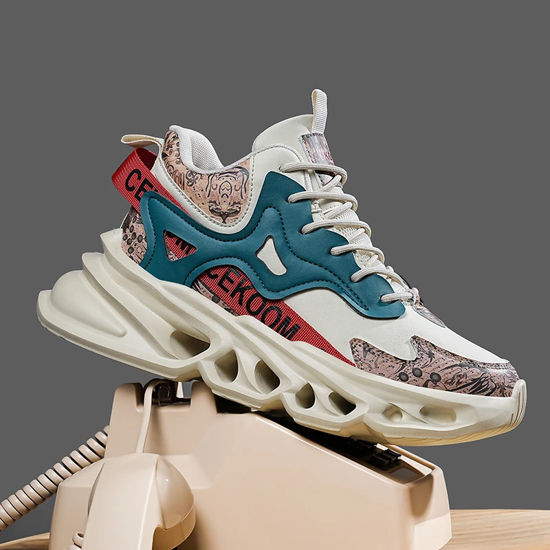 Fashion Graffiti Chunky Sneakers Men Leather Waterproof Outdoor High Street Sports Shoes Light Comfy Leisure Walking Shoes Male
Fashion Graffiti Chunky Sneakers Men Leather Waterproof Outdoor High Street Sports Shoes Light Comfy Leisure Walking Shoes Male