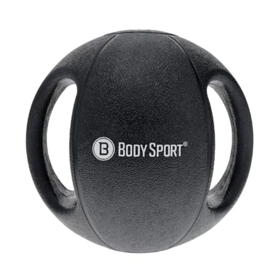 Double Grip Medicine Ball 20 lb. for home fitness gyms rubber-coated black non-slip textured surface balanced weight distributi
Double Grip Medicine Ball 20 lb. for home fitness gyms rubber-coated black non-slip textured surface balanced weight distributi