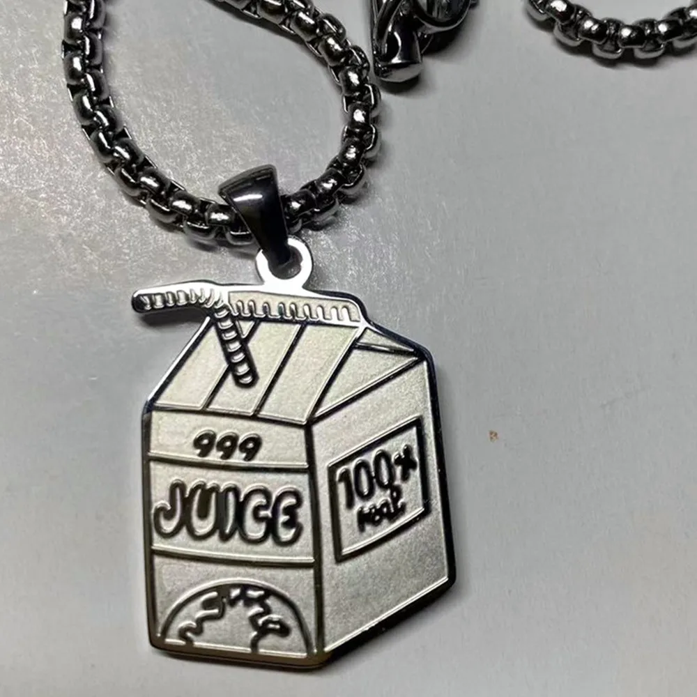 Exquisite Stainless Steel Juice Cup Pendant Necklace Personality Hip Hop Necklace Hoodie Accessories Fashion Jewelry for Couples
Exquisite Stainless Steel Juice Cup Pendant Necklace Personality Hip Hop Necklace Hoodie Accessories Fashion Jewelry for Couples