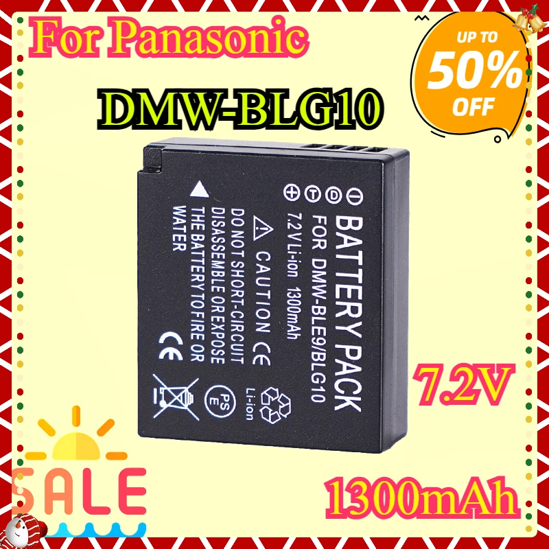 New DMW-BLG10 BLG10E DMW-BLE9 1300mAh Rechargeable Batteries for Panasonic LUMIX GF5 GF6 GX7 LX100 GX80 GX85 Camera Battery
New DMW-BLG10 BLG10E DMW-BLE9 1300mAh Rechargeable Batteries for Panasonic LUMIX GF5 GF6 GX7 LX100 GX80 GX85 Camera Battery