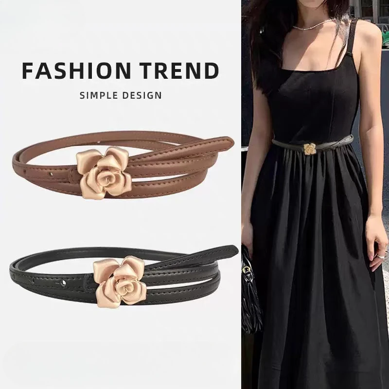 Women's Retro Solid Belt Fashion High-quality Black Khaki Buckle Belt Popular Trend PU Leather Belt for Pants Jeans
Women's Retro Solid Belt Fashion High-quality Black Khaki Buckle Belt Popular Trend PU Leather Belt for Pants Jeans