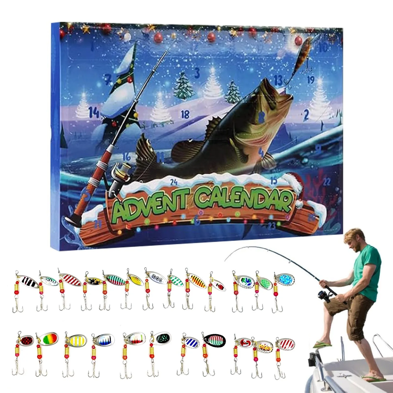 2024 Fishing Tackle Advent Calendar 24 day Christmas Advent Calendar Fishing Tackle Box Creative Christmas Gifts Countdown
2024 Fishing Tackle Advent Calendar 24 day Christmas Advent Calendar Fishing Tackle Box Creative Christmas Gifts Countdown