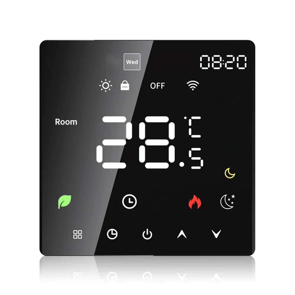 Smart Thermostat Wifi Thermostat LCD Touch Screen Programmable Voice Control 100-250V AC Floor Heating Thermostat
Smart Thermostat Wifi Thermostat LCD Touch Screen Programmable Voice Control 100-250V AC Floor Heating Thermostat