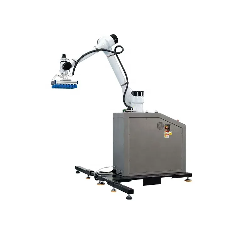 Automatic Cobot Robot Palletizer for 20kg 40kg Stacking Robotic Palletizing Machine Arm Gripper Carton Case for Can Packaging
Automatic Cobot Robot Palletizer for 20kg 40kg Stacking Robotic Palletizing Machine Arm Gripper Carton Case for Can Packaging