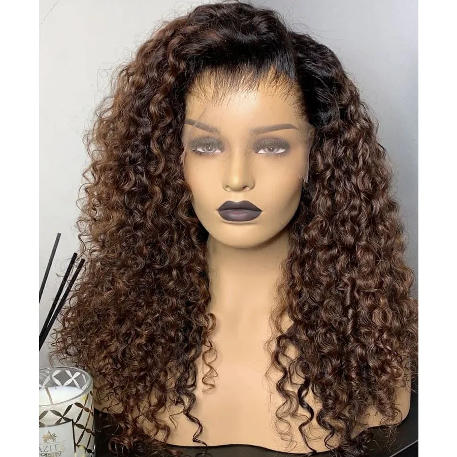 Soft 180Density Ombre Brown 26inch Long Kinky Curly Lace Front Wig For Black Women With Baby Hair Preplucked Natural Hairline
Soft 180Density Ombre Brown 26inch Long Kinky Curly Lace Front Wig For Black Women With Baby Hair Preplucked Natural Hairline