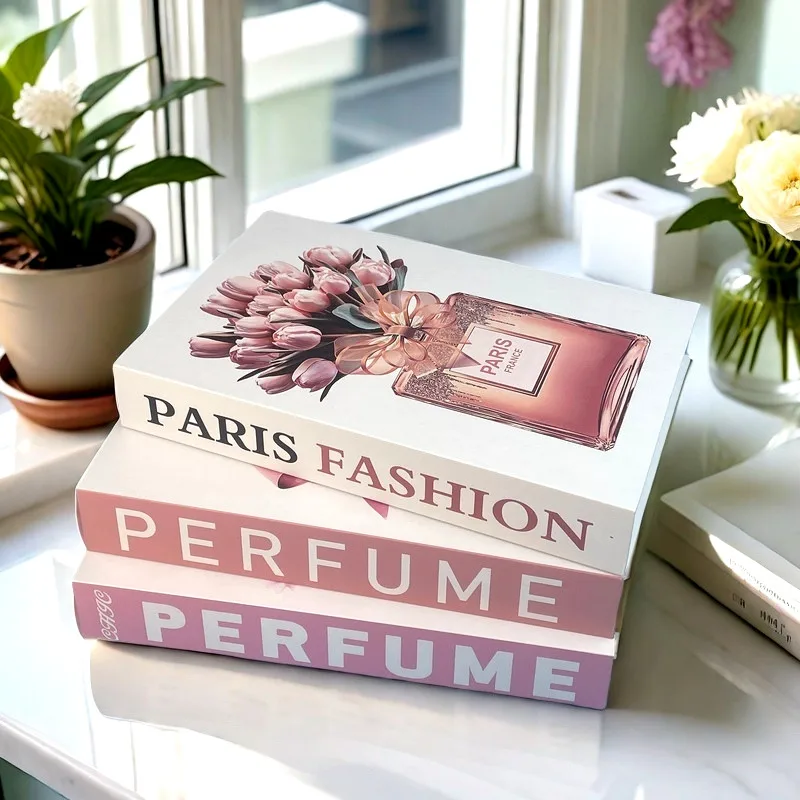 Fashion Luxury Fake Book Storage Box Perfume Decorative Books Design Coffee Table Living Room Home Interior Decoration Ornaments
Fashion Luxury Fake Book Storage Box Perfume Decorative Books Design Coffee Table Living Room Home Interior Decoration Ornaments