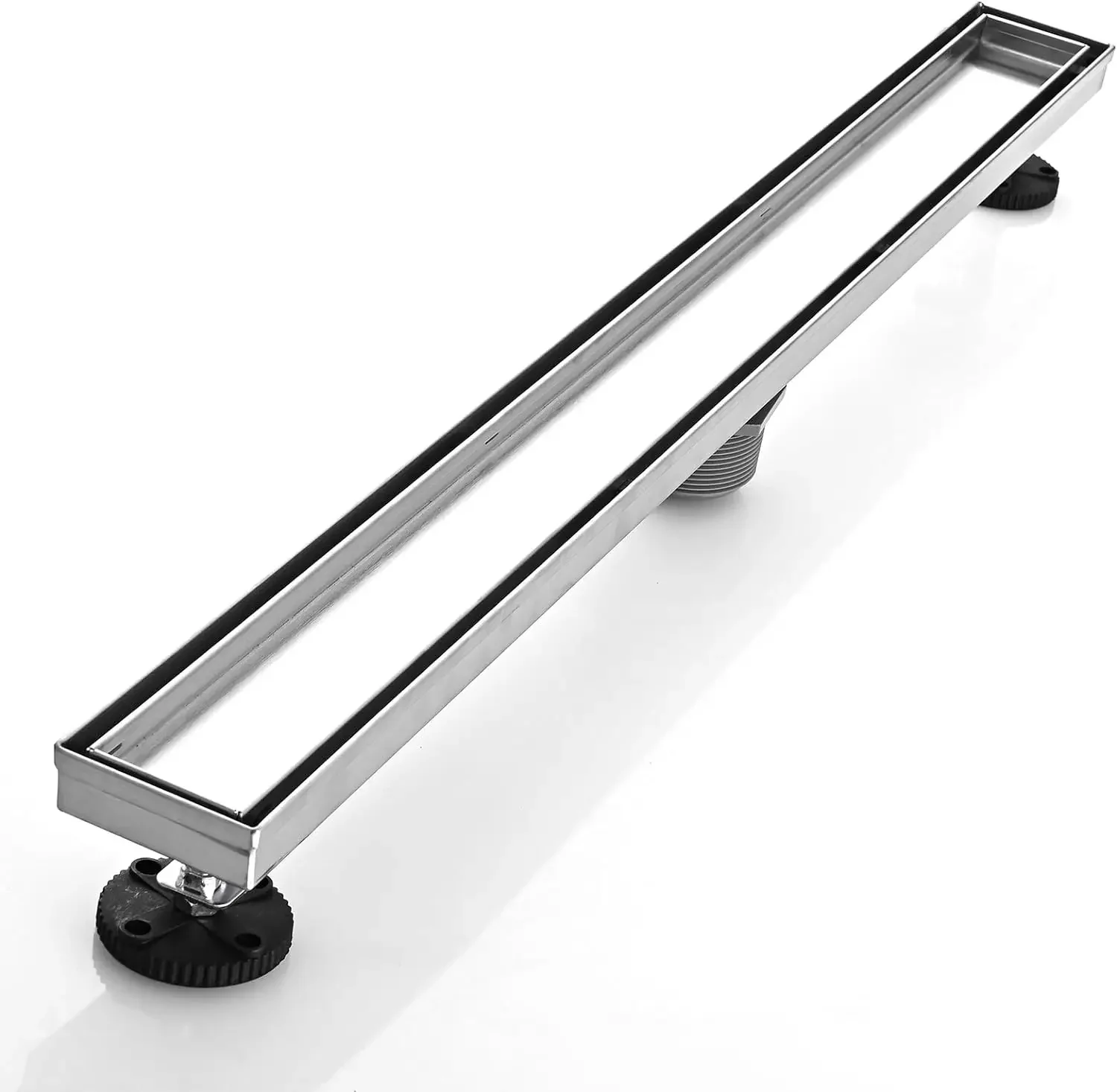 Linear Shower Floor Drain, 30 Inch Brushed Nickel 304 Stainless Steel Bathroom Drains Kit, Rectangular Shower Trench Drain
Linear Shower Floor Drain, 30 Inch Brushed Nickel 304 Stainless Steel Bathroom Drains Kit, Rectangular Shower Trench Drain