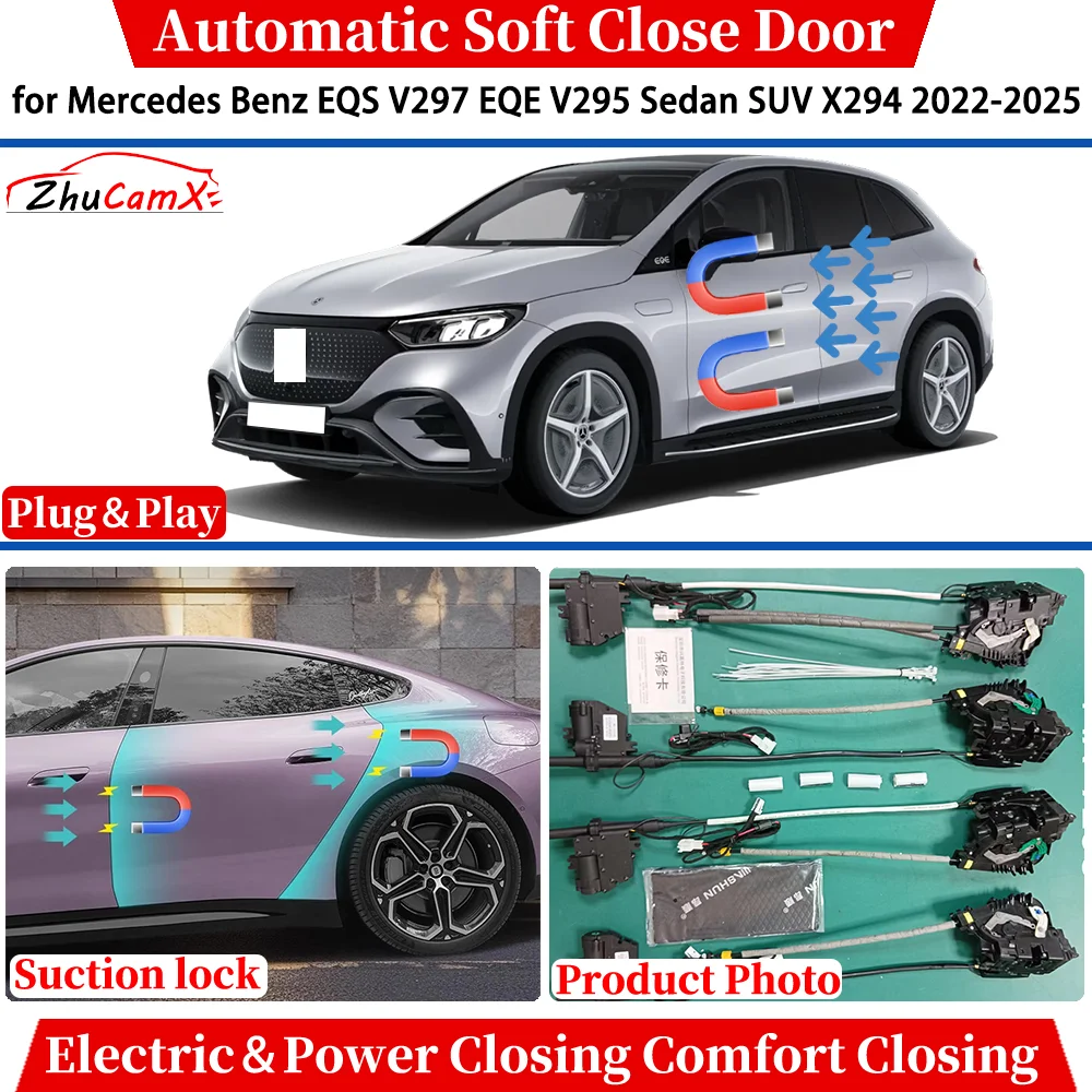 for Mercedes Benz EQS V297 EQE V295 Sedan SUV X294 2022-2025 Automatic Soft Close Door Electric Power Comfort Closing Suction
for Mercedes Benz EQS V297 EQE V295 Sedan SUV X294 2022-2025 Automatic Soft Close Door Electric Power Comfort Closing Suction