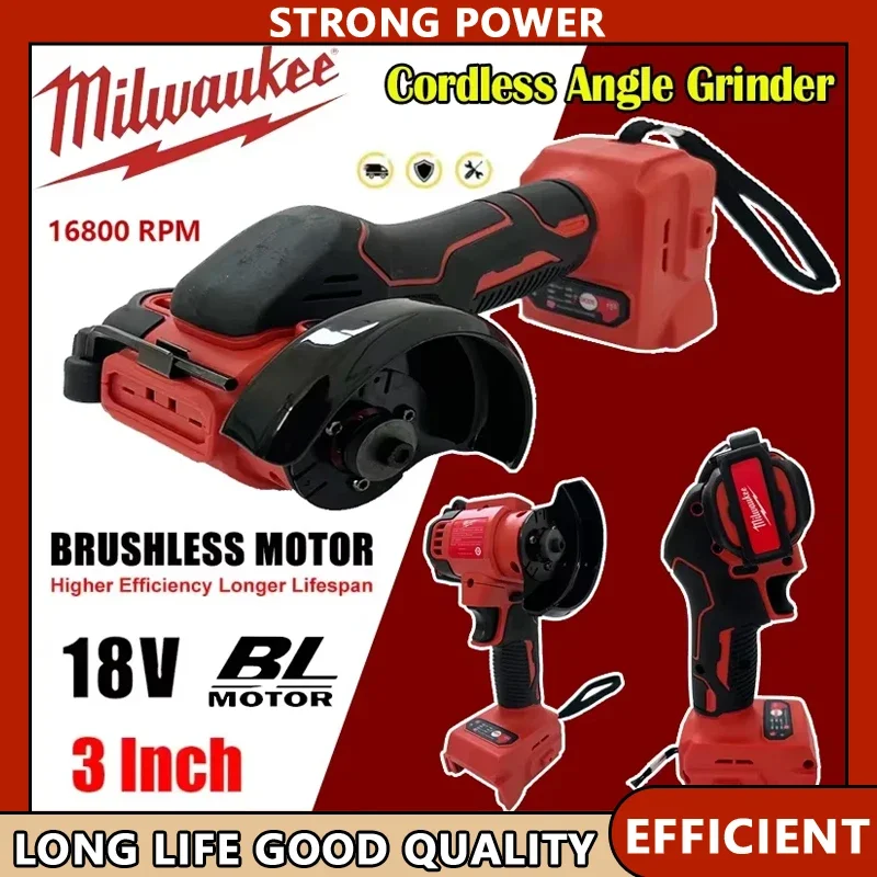 Milwaukee 18 В аккумуляторная угловая шлифовальная машина 3-дюймовая полировальная машина Мини-алмазная резка шлифовальные инструменты для отключения
Milwaukee 18 В аккумуляторная угловая шлифовальная машина 3-дюймовая полировальная машина Мини-алмазная резка шлифовальные инструменты для отключения