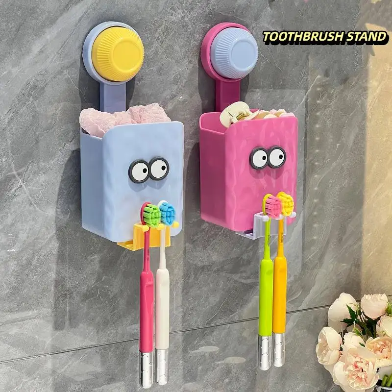 Органайзер для зубных щеток в ванной комнате, простая установка, креативный мультяшный дизайн, держатели для зубных щеток для домашнего украшения для ванной комнаты
Органайзер для зубных щеток в ванной комнате, простая установка, креативный мультяшный дизайн, держатели для зубных щеток для домашнего украшения для ванной комнаты